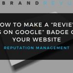 How To Make a "Review Us on Google" Badge for Website (Cover)