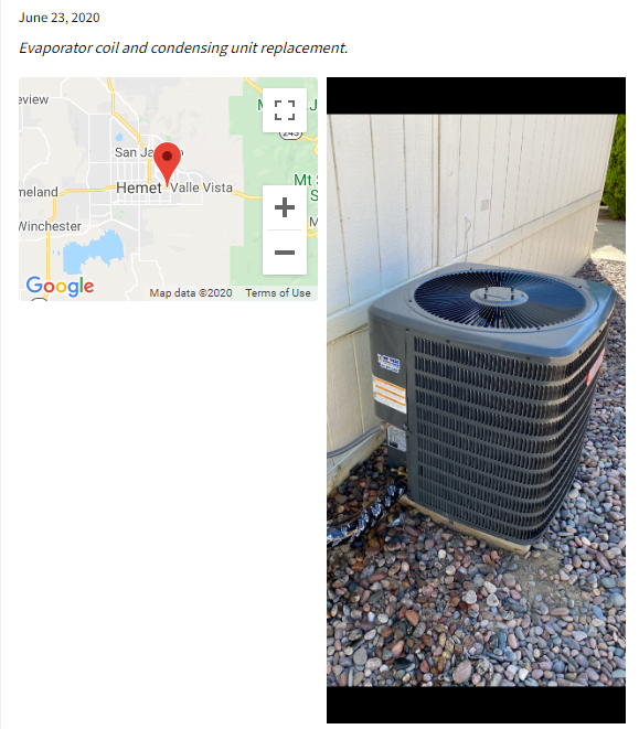 HVAC Check-in