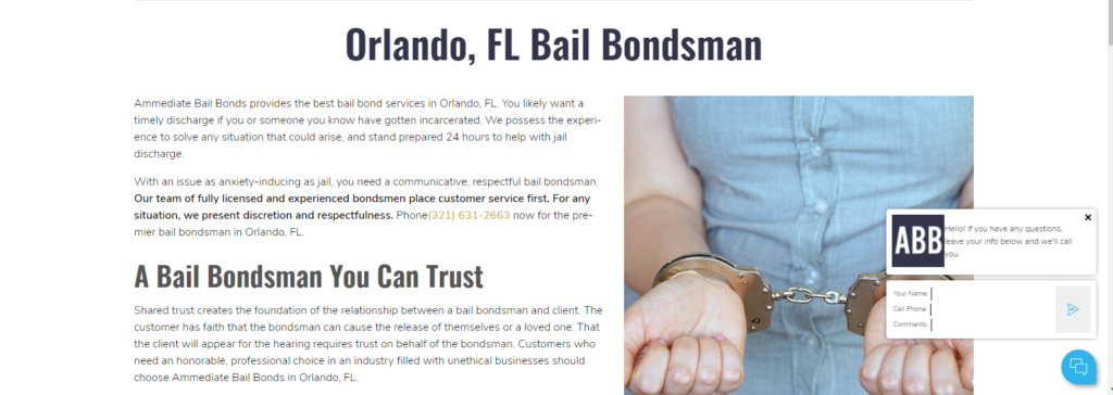 Local Orlando Business Website Screenshot of Local Orlando Business Website