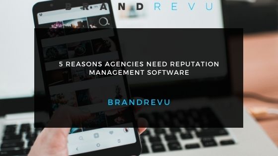 Reasons Agencies Need Reputation Management Software
