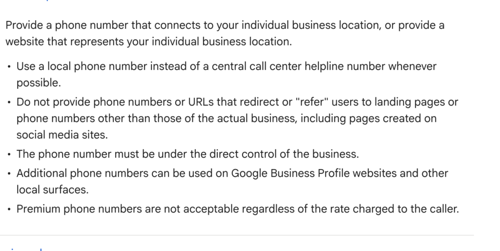 SAB Google Guidelines