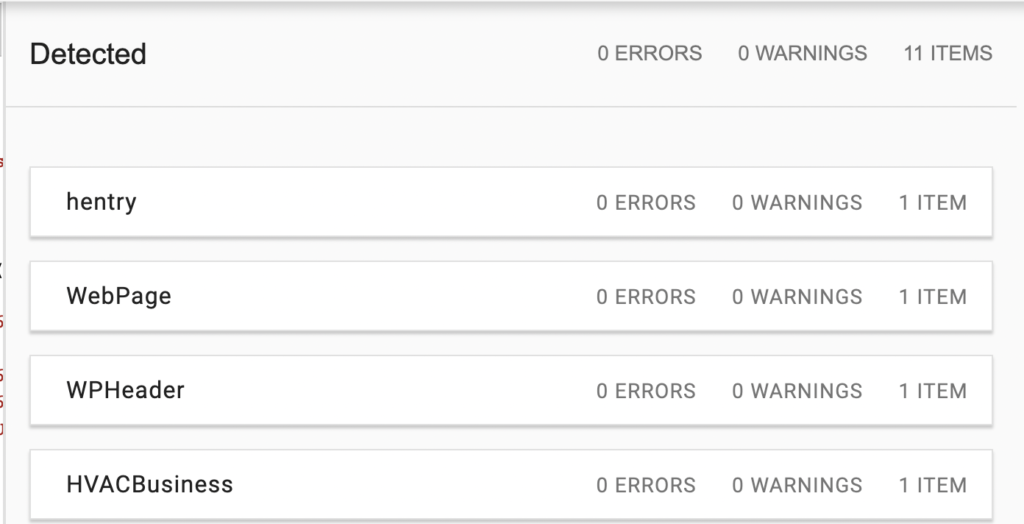 Screenshot of Schema Markup Validator Tool